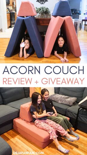 Acorn Couch Review + Giveaway - US Japan Fam