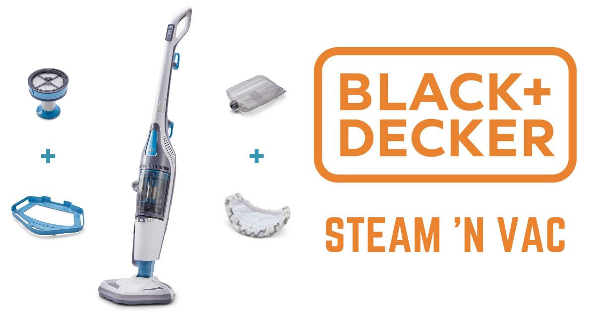 Black+Decker BDXSMV190G Vac + Steam Mop