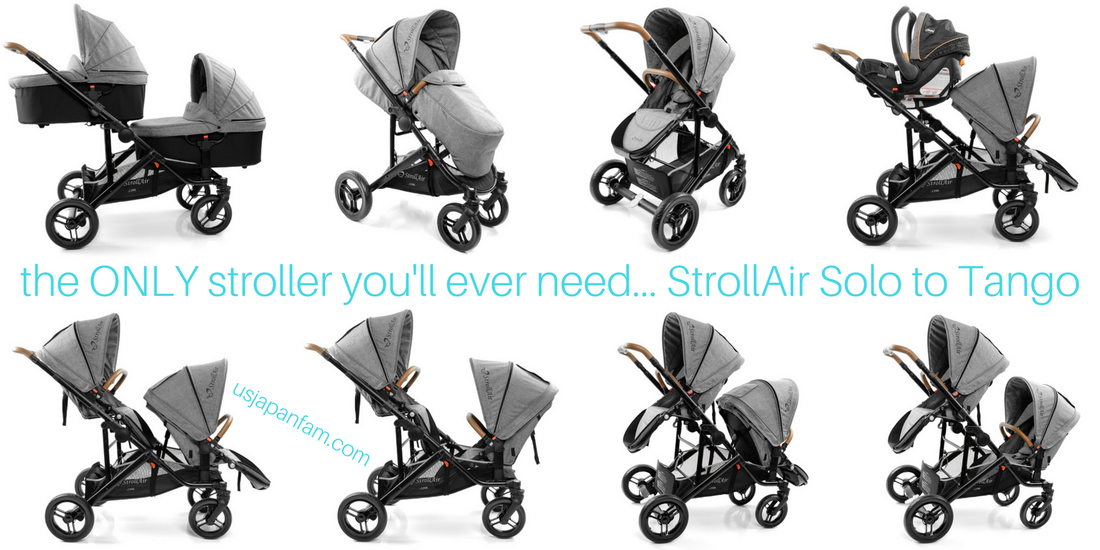 single stroller that converts to double